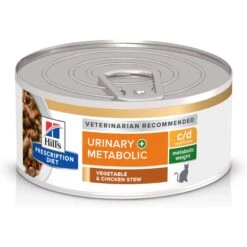 Hill's Prescription Diet C/d Multicare + Metabolic Vegetable & Chicken Stew Canned Cat Food