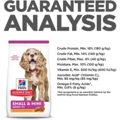 Hill's Science Diet Adult 11+ Small & Mini Chicken Meal, Barley & Brown Rice Recipe Dry Dog Food 19 Hill's Science Diet Adult 11+ Small & Mini Chicken Meal, Barley & Brown Rice Recipe Dry Dog Food -Hill's Science Plan Store 93537 PT8. AC SS1800 V1609452439