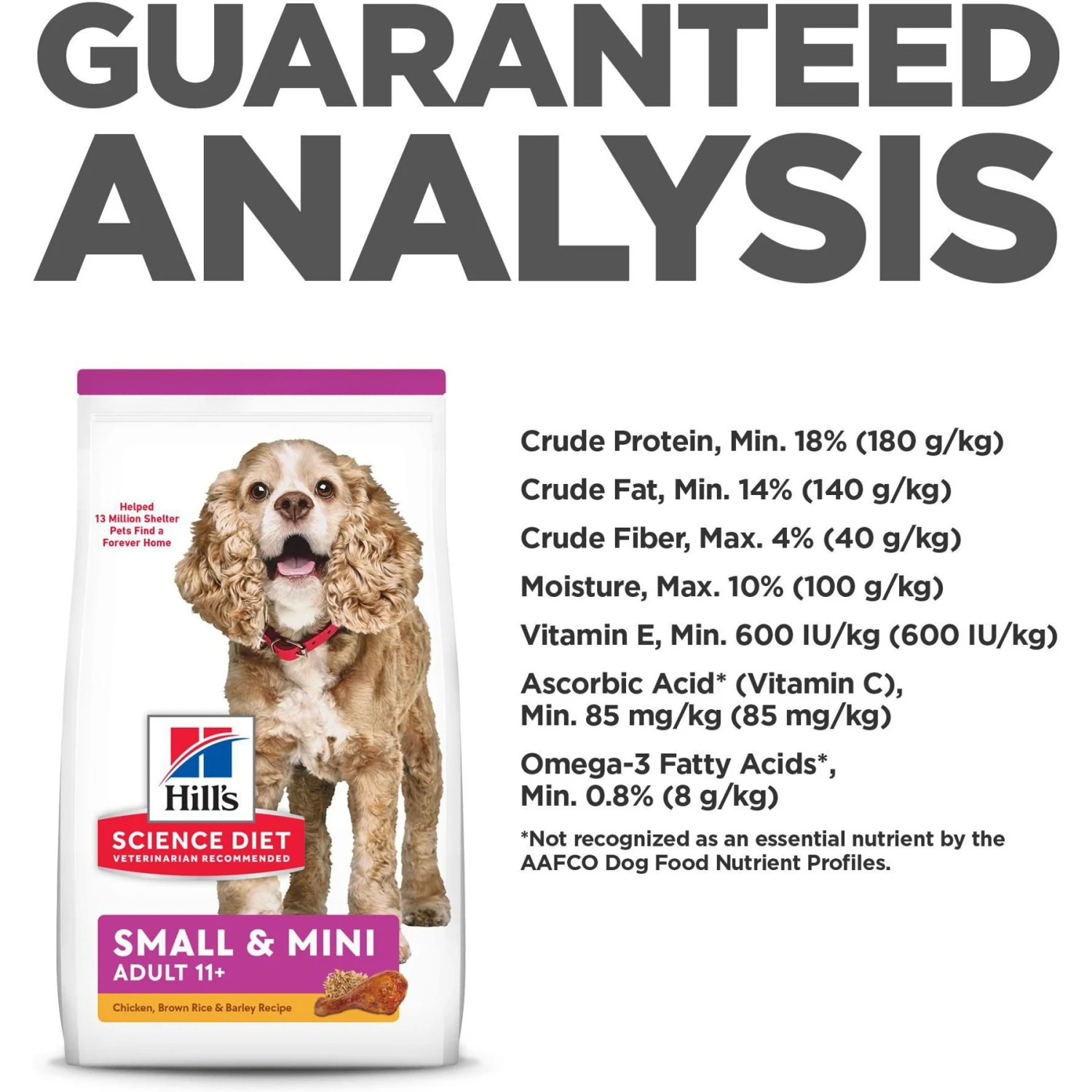 Hill's Science Diet Adult 11+ Small & Mini Chicken Meal, Barley & Brown Rice Recipe Dry Dog Food 11 Hill's Science Diet Adult 11+ Small & Mini Chicken Meal, Barley & Brown Rice Recipe Dry Dog Food - Image 9