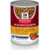 Hill's Science Diet Adult 7+ Healthy Cuisine Roasted Chicken, Carrots & Spinach Stew Canned Dog Food -Hill's Science Plan Store 94004 Main. AC SS1800 V1585693647