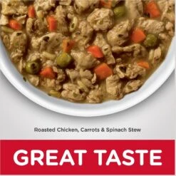 Hill's Science Diet Adult 7+ Healthy Cuisine Roasted Chicken, Carrots & Spinach Stew Canned Dog Food -Hill's Science Plan Store 94004 PT5. AC SS1800 V1598151093
