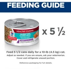 Hill's Science Diet Adult 11+ Healthy Cuisine Seared Tuna & Carrot Medley Canned Cat Food 16 Hill's Science Diet Adult 11+ Healthy Cuisine Seared Tuna & Carrot Medley Canned Cat Food -Hill's Science Plan Store 94012 PT5. AC SS1800 V1680099824
