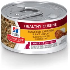 Hill's Science Diet Adult Healthy Cuisine Roasted Chicken & Rice Medley Canned Cat Food