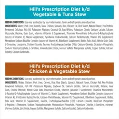 Hill's Prescription Diet K/d Kidney Care Stew Variety Pack Wet Cat Food, 2.9-oz Can, Case Of 24 -Hill's Science Plan Store 967646 PT4. AC SS1800 V1696615459