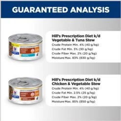 Hill's Prescription Diet K/d Kidney Care Stew Variety Pack Wet Cat Food, 2.9-oz Can, Case Of 24 -Hill's Science Plan Store 967646 PT8. AC SS1800 V1696615687