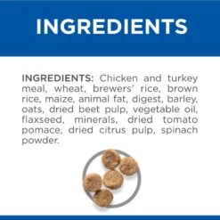 Hill's Science Plan Hill’s Science Plan Mature Adult 7+ Small & Mini With Chicken 6kg -Hill's Science Plan Store ingredients s m mature adult dog food dry uk 7 1