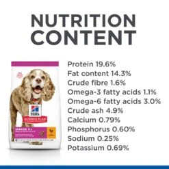 Hill's Science Plan Senior 11+ Small & Mini With Chicken Saver Pack: 2 X 1.5kg -Hill's Science Plan Store nutrition s m senior dog food dry uk 7