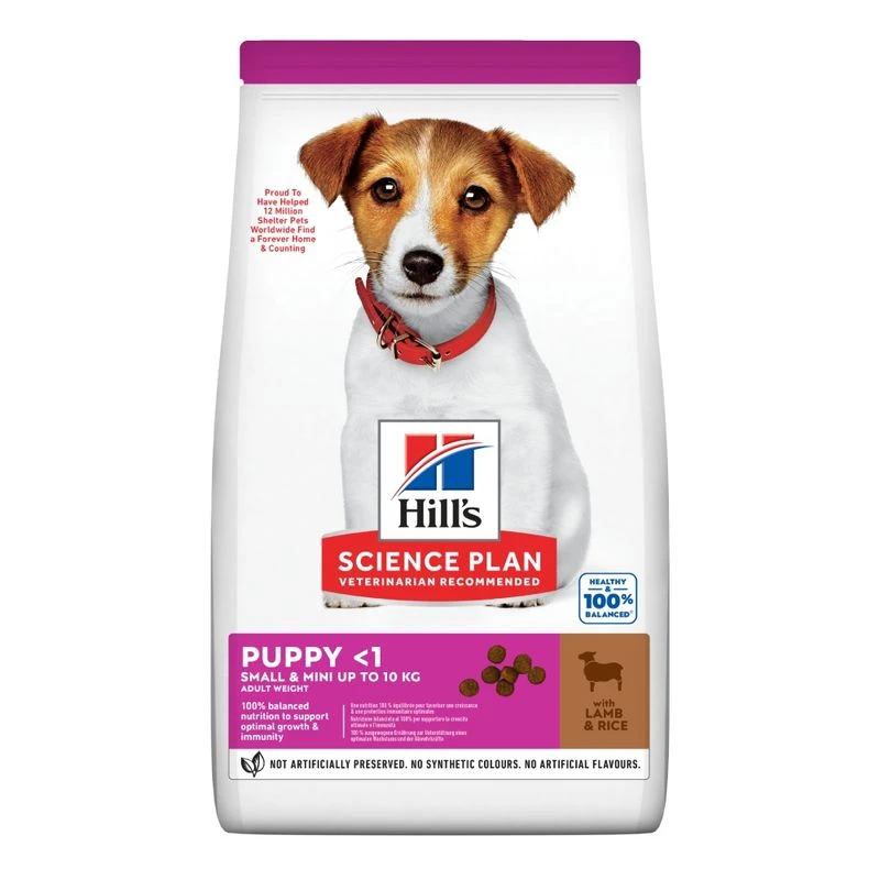 Hill's Science Plan Hill`s Science Plan Puppy Small & Mini Lamb & Rice 3kg