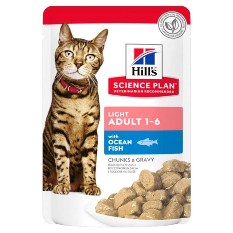 Hill's Science Plan Adult Light Pouches Chicken & Fish Selection (12 X 85g) - Image 3